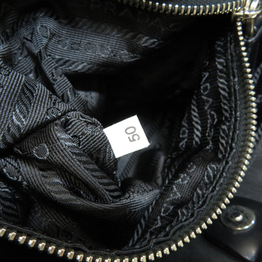Prada Logo Shoulder Bag Black - Picture 7 of 11